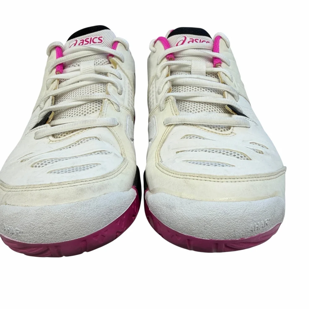 ASICS Gel Challenger 9 Women’s Tennis‎ Shoes White Pink Silver Size 9.5